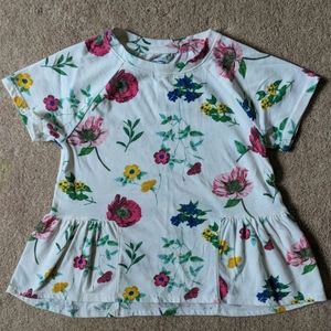 Girls Old Navy floral flowy top